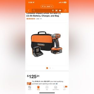 Brand new Ridgid set